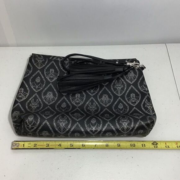 Disney X Loungefly Black Villains Wristlet Clutch Handbag - Picture 8 of 12